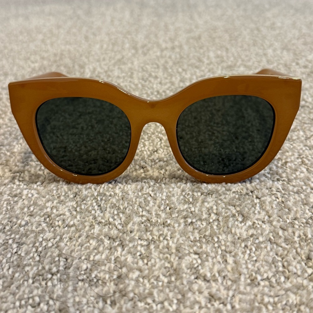 Le Specs Brown Cat Eye Sunglasses